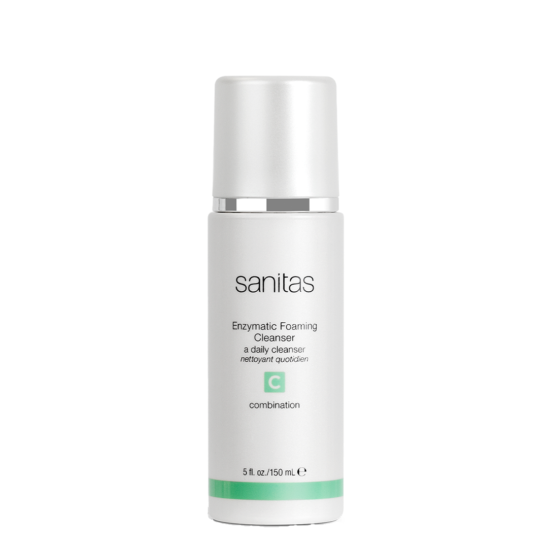 sanitas enzymatic foaming cleanser bottle
