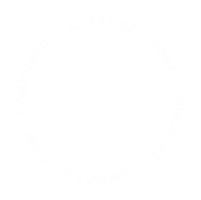 facify motto – cleanse, tone, circulate, smooth, lymphatic, circulation, rotating in a circle